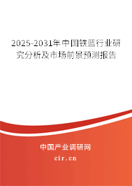 2024年铁蓝市场调研